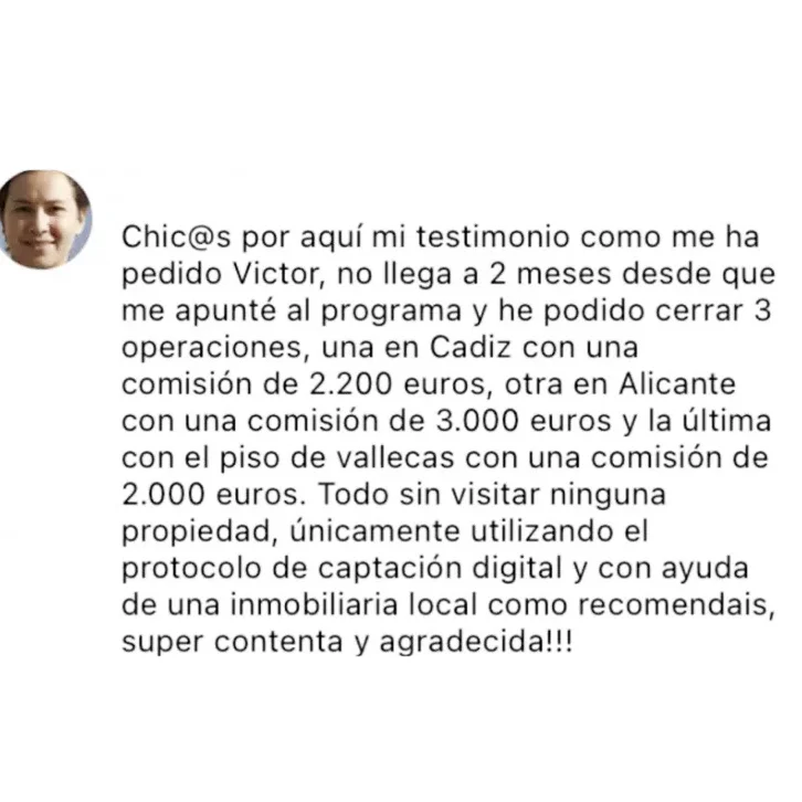 Captadores Inmobiliarios Testimonios